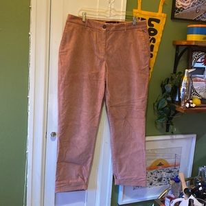 Wildfang size 12 corduroy salmon color pants